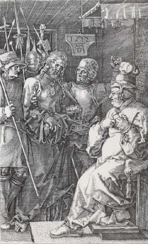 Albrecht Durer Christ befroe Caiaphas France oil painting art
